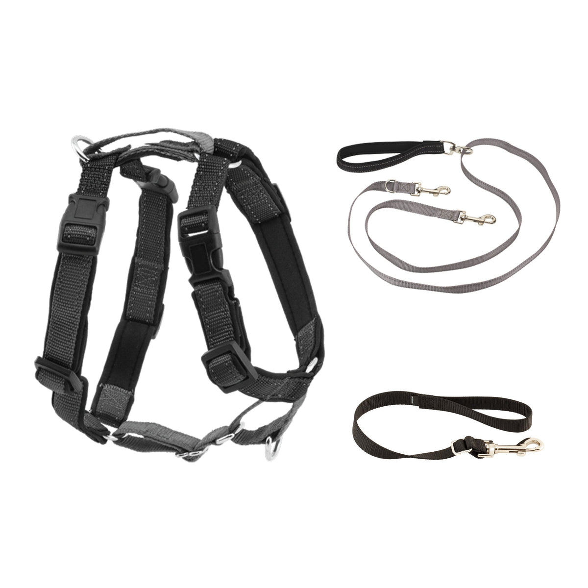 Easy Walk® 3 in 1 Harness with Two Point Control Leash