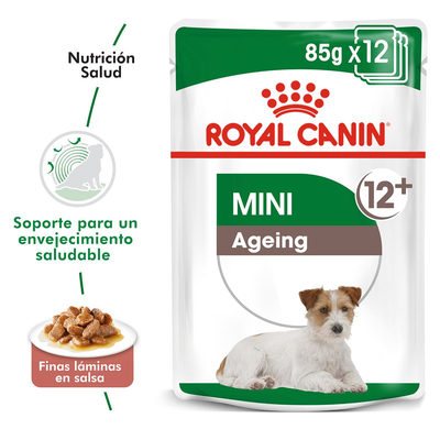 ROYAL CANIN | Alimento húmedo para perros sénior de razas pequeñas (Pack de 12 bolsitas de 85g) — imagen oficial 2
