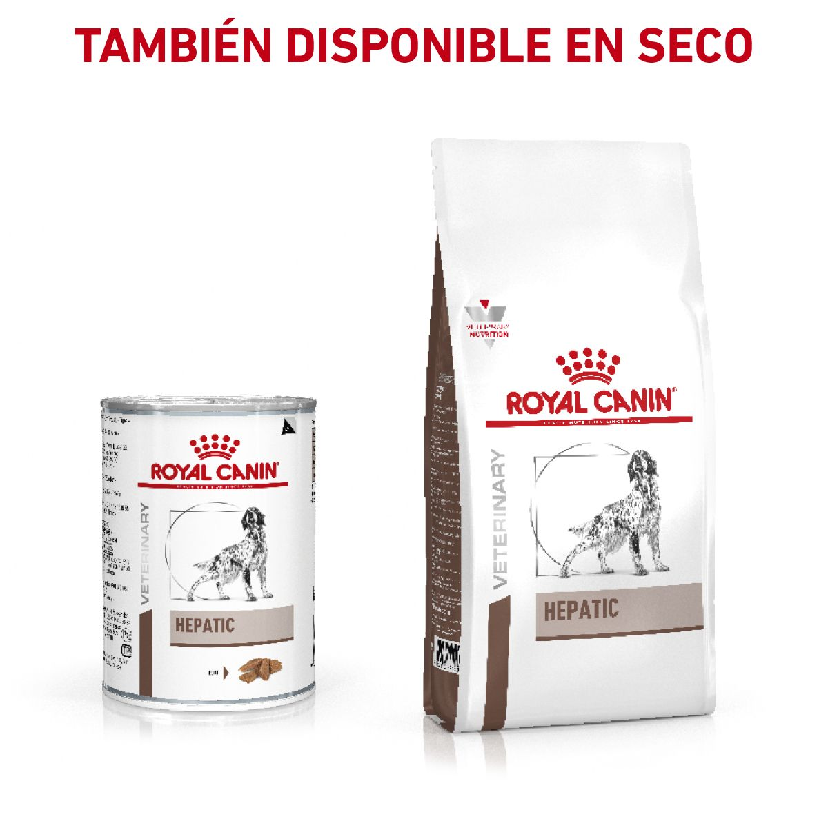 Royal Canin Hepatic lata para perros · también disponible en seco