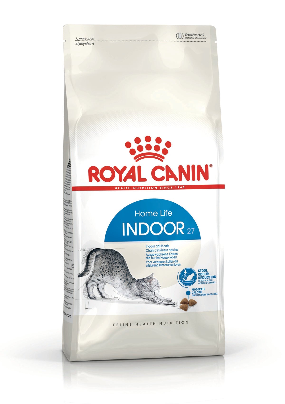 Royal Canin Indoor 27 · envase frontal