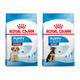 Royal Canin Pack Medium Puppy 1 kg + Maxi Puppy 1 kg de regalo — imagen referencial generada a partir del afiche del proveedor.
