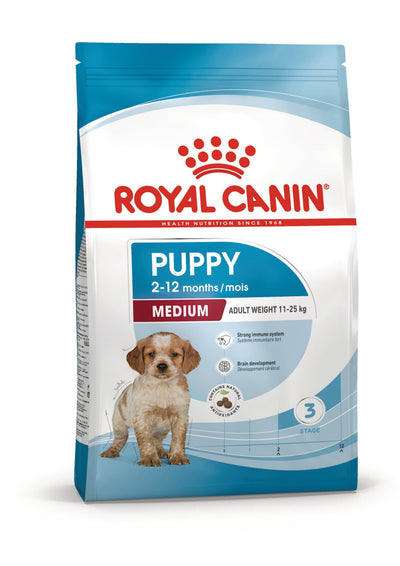 Royal Canin Medium Puppy · envase frontal