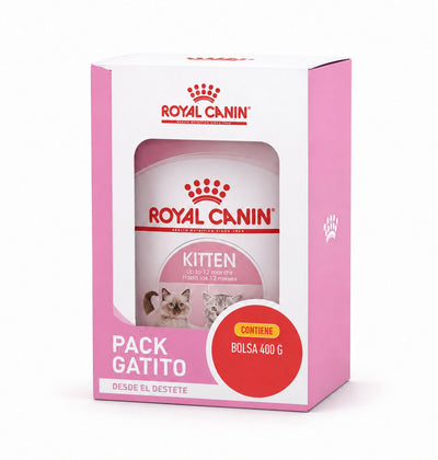 Royal Canin Pack Kitten 400 g — imagen referencial generada a partir del afiche