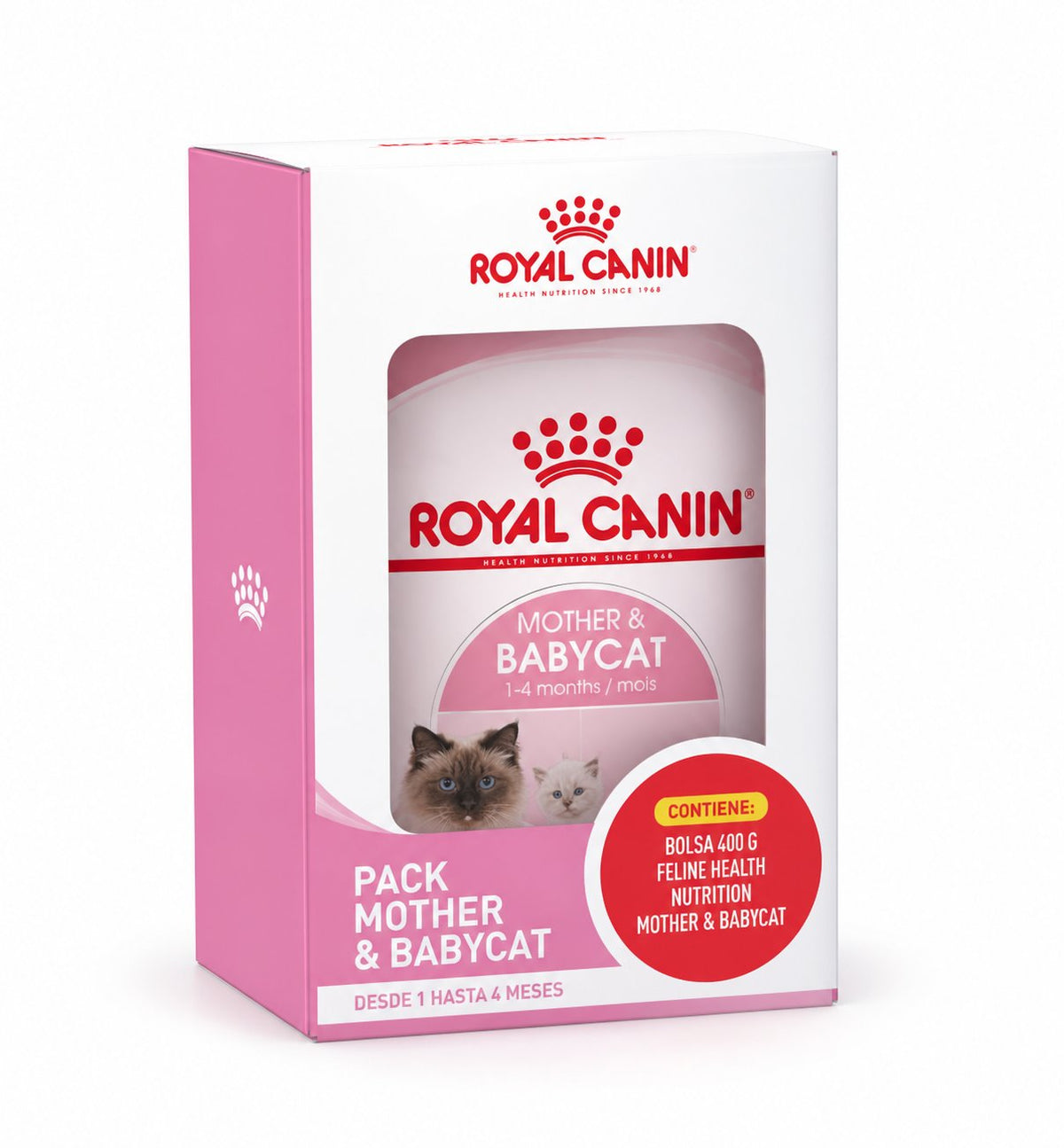 Royal Canin Pack Mother & Babycat 400 g — imagen referencial generada a partir del afiche