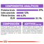 Royal Canin Sterilised 37 · componentes analíticos