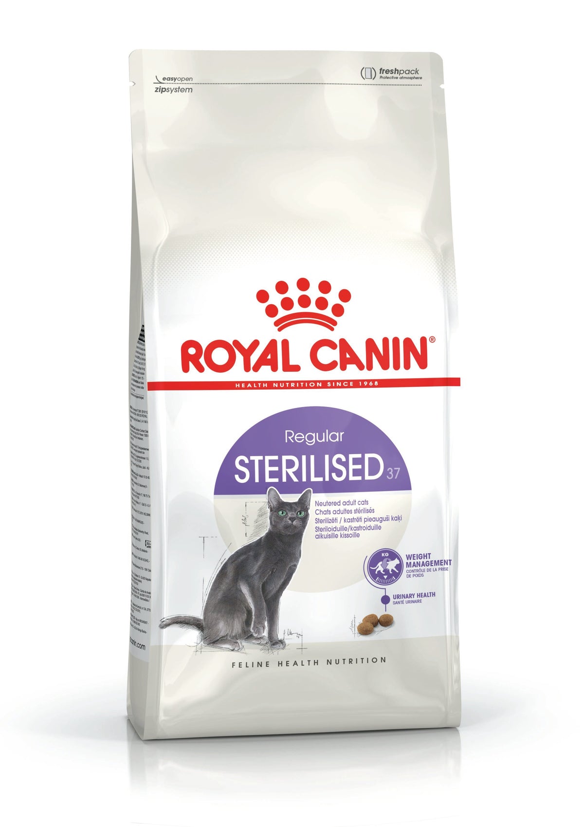 Royal Canin Sterilised 37 · envase frontal