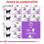 Royal Canin Sterilised 37 · pautas de alimentación