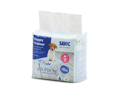 Savic Puppy Trainer Medium 15 · envase (diseño 2024)