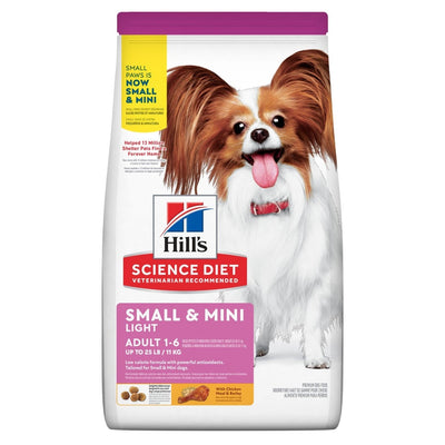 Hill's Science Diet | Alimento seco para perros adultos Light Adult Small & Mini