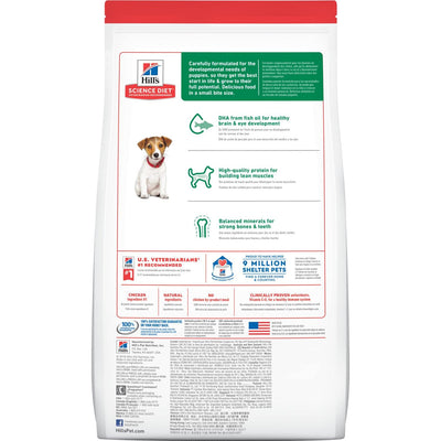 Hill's Science Diet | Alimento seco para perros cachorros Puppy Small Bites. Receta de pollo y cebada