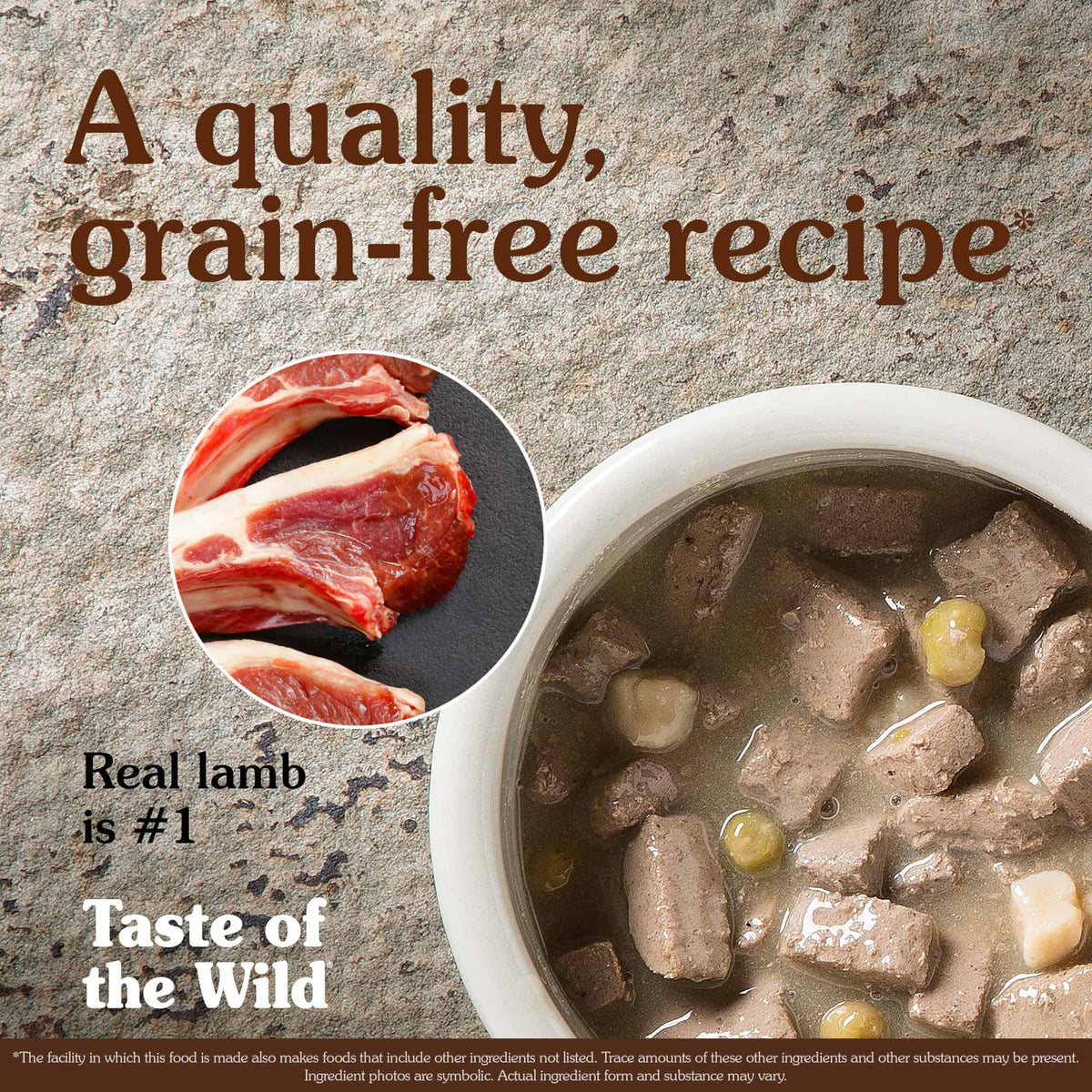 Taste of the Wild | Sierra Mountain cordero en salsa para perros (lata)