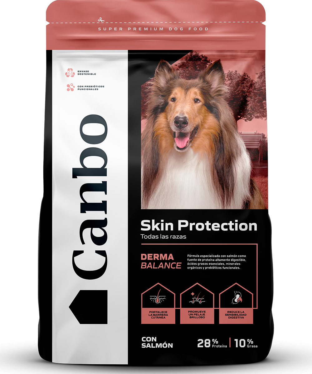 Canbo Skin Protection Derma Balance con salmón – empaque frontal