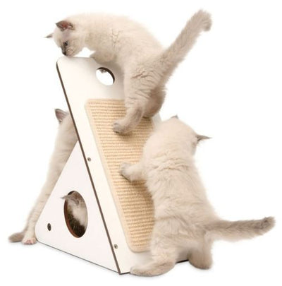 Gatos usando el Catit Vesper V-PlayStation blanco