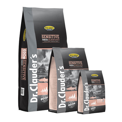 Dr.Clauder’s | Best Choice Junior, salmón y arroz para perros — imagen oficial referencial de la receta