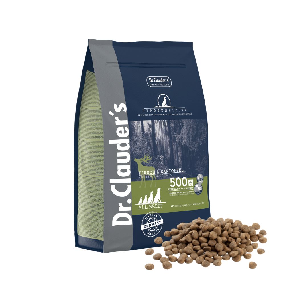 Dr.Clauder’s | Best Choice Hyposensitive, venado y papa para perros — 3.5 kg