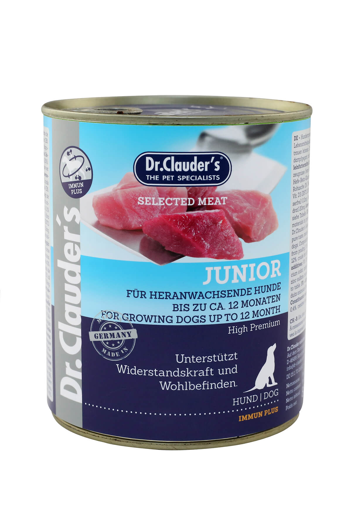 Dr.Clauder’s | Selected Meat Junior para perros — Lata de 800 g