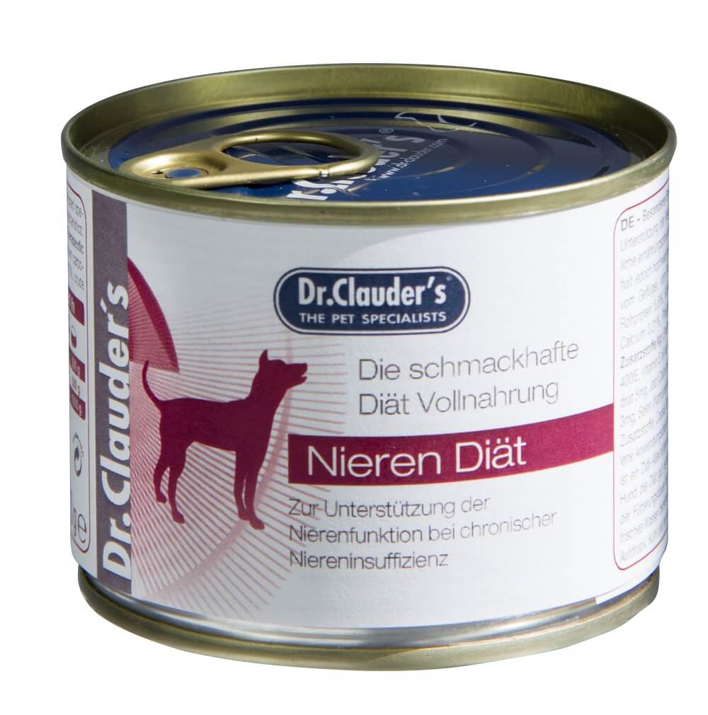 Dr.Clauder’s | Nieren Diät, renal — húmedo para perros — Lata de 200 g