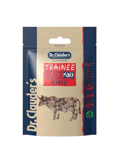 Dr.Clauder’s | Trainee Snack Minis, res para perros y gatos — 50 g