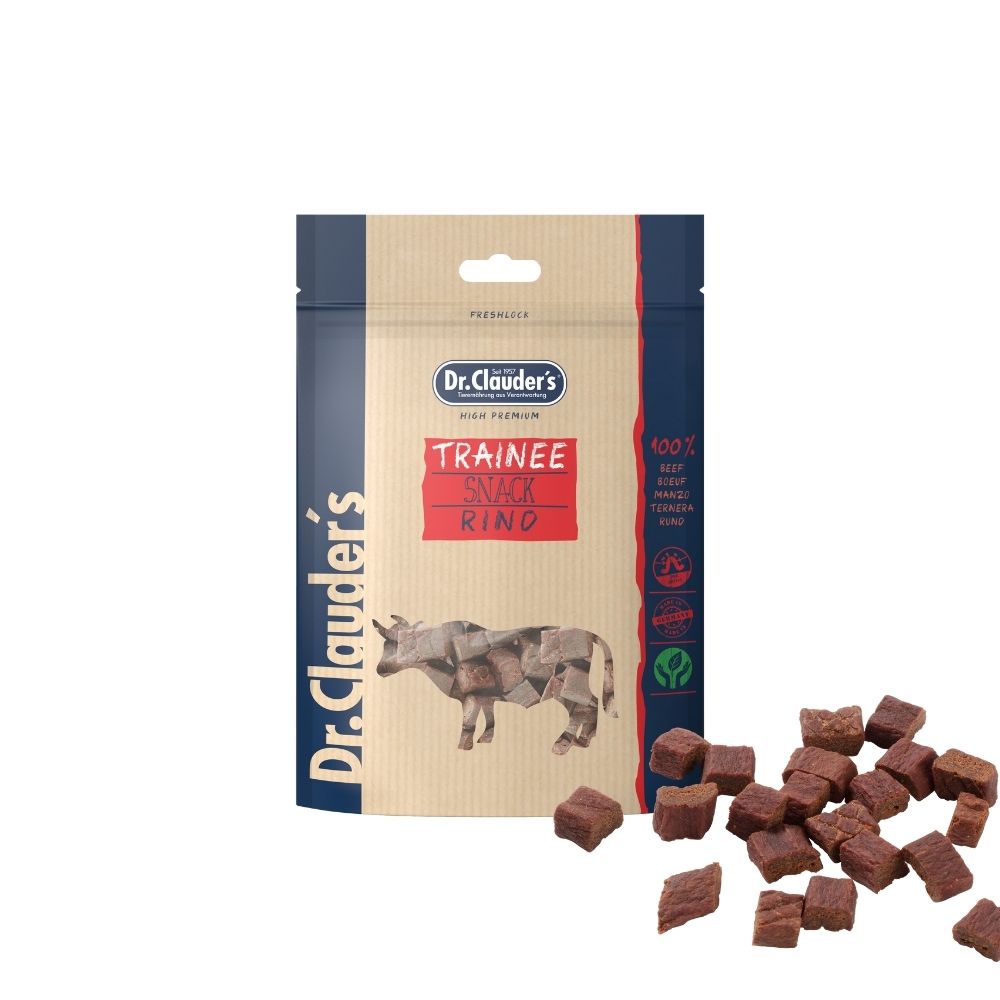 Dr.Clauder’s | Trainee Snack, res para perros y gatos — 80 g