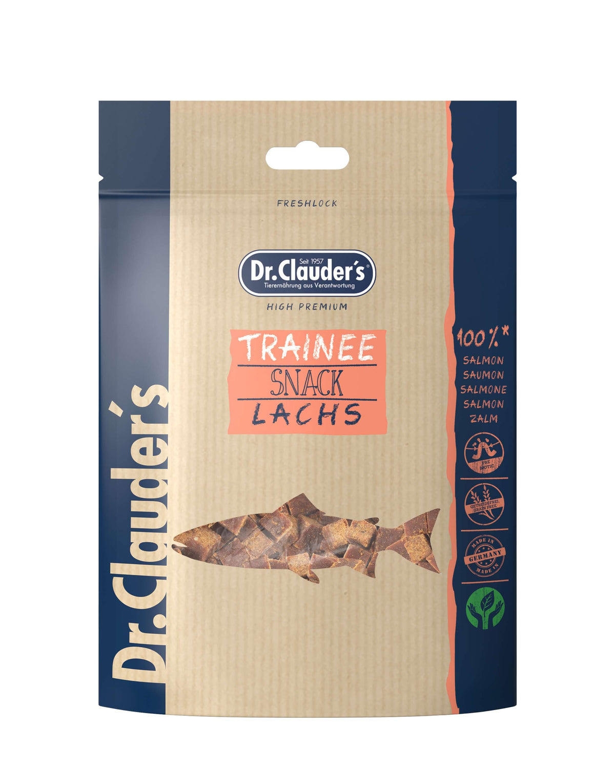 Dr.Clauder’s | Trainee Snack, salmón para perros y gatos — 80 g