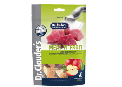 Dr.Clauder’s | Meat’n Fruit, manzana y pollo para perros — 80 g