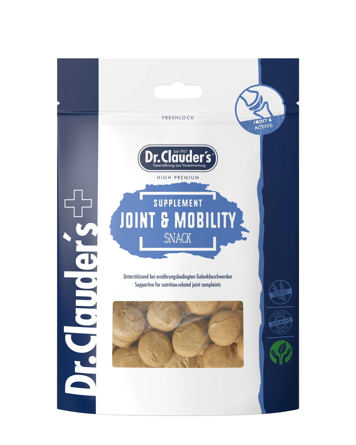 Dr.Clauder’s | Joint & Mobility, snack para perros y gatos — 150 g