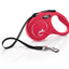 Flexi New Classic, correa extensible de cinta, S · 15kg · 5m · Rojo