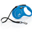 Flexi New Classic, correa extensible de cinta, S · 15kg · 5m · Azul