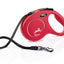 Flexi New Classic, correa extensible de cinta, M · 25kg · 5m · Rojo