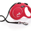 Flexi New Classic, correa extensible de cinta, L · 50kg · 5m · Rojo