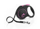 Flexi Black Design, correa extensible de cinta, M · 25kg · 5m · Rosado