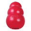 KONG Classic — juguete rojo de caucho natural
