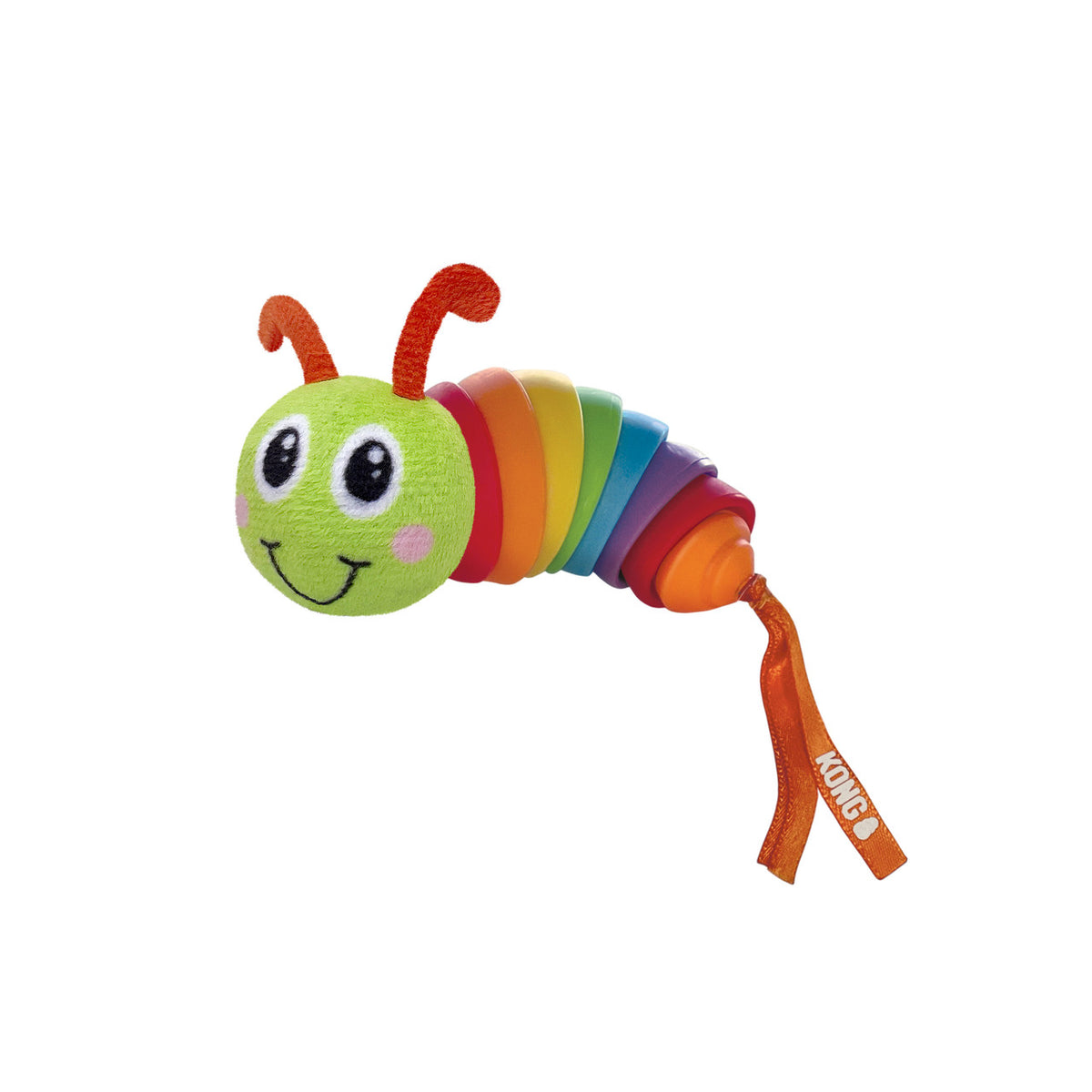 KONG Bat-A-Bout Clackz Caterpillar