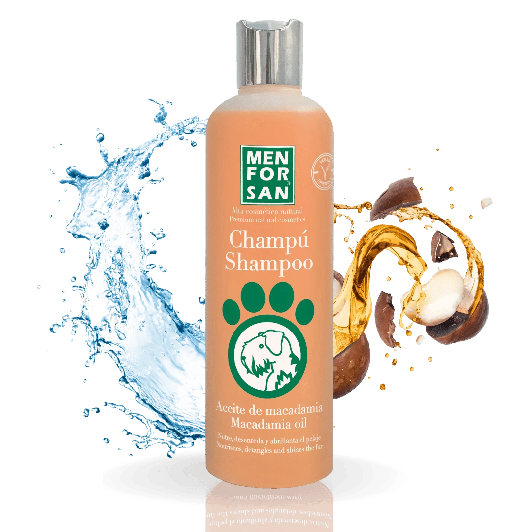 Champú con Aceite de Nuez de Macadamia para perros — 300 ml