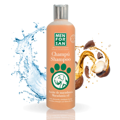 Champú con Aceite de Nuez de Macadamia para perros — 300 ml