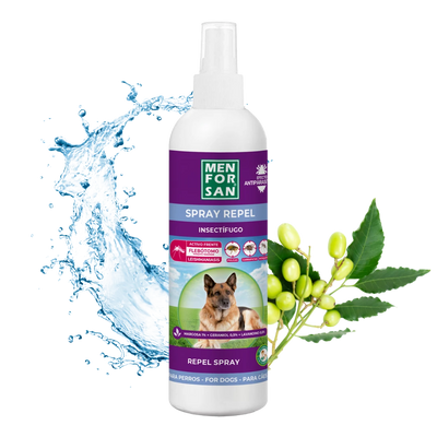 Spray Anti-insectos con margosa, geraniol y lavandino para perros — 250 ml