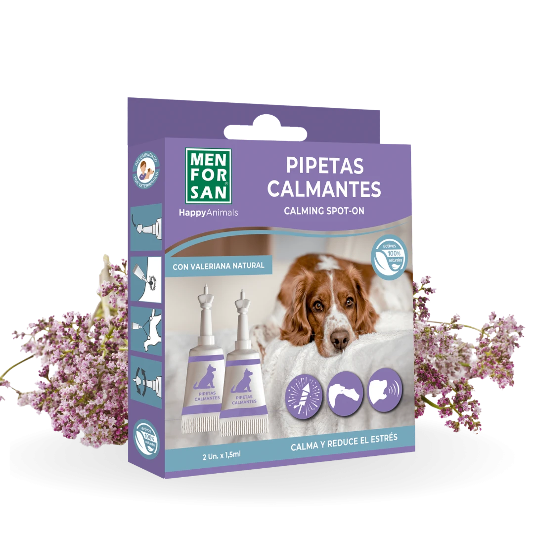 Pipetas calmantes para perros