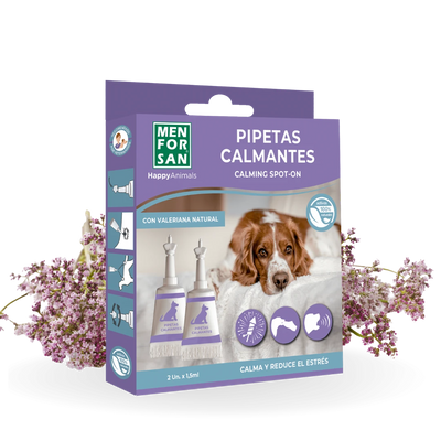 Pipetas calmantes para perros