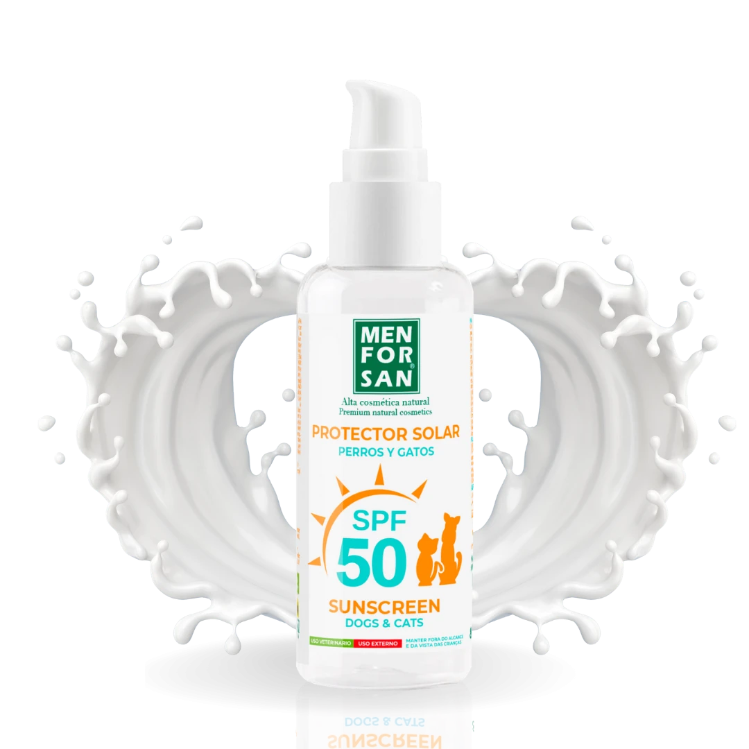 Protector Solar 50+ para perros y gatos — 60 ml