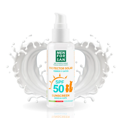 Protector Solar 50+ para perros y gatos — 60 ml