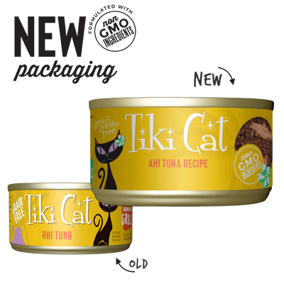Tiki Cat | Grill Hawaiian, atún ahi — transición de envase oficial