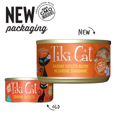 Tiki Cat | Grill Tahitian, sardina — transición de envase oficial