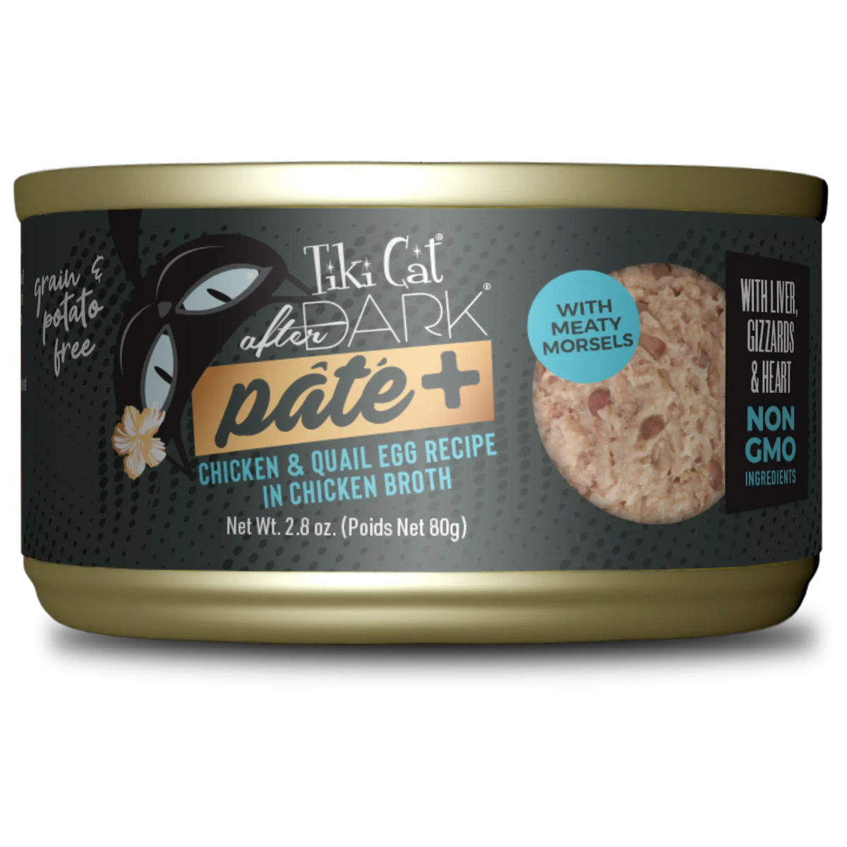 Tiki Cat | After Dark Paté+, pollo y huevo de codorniz
