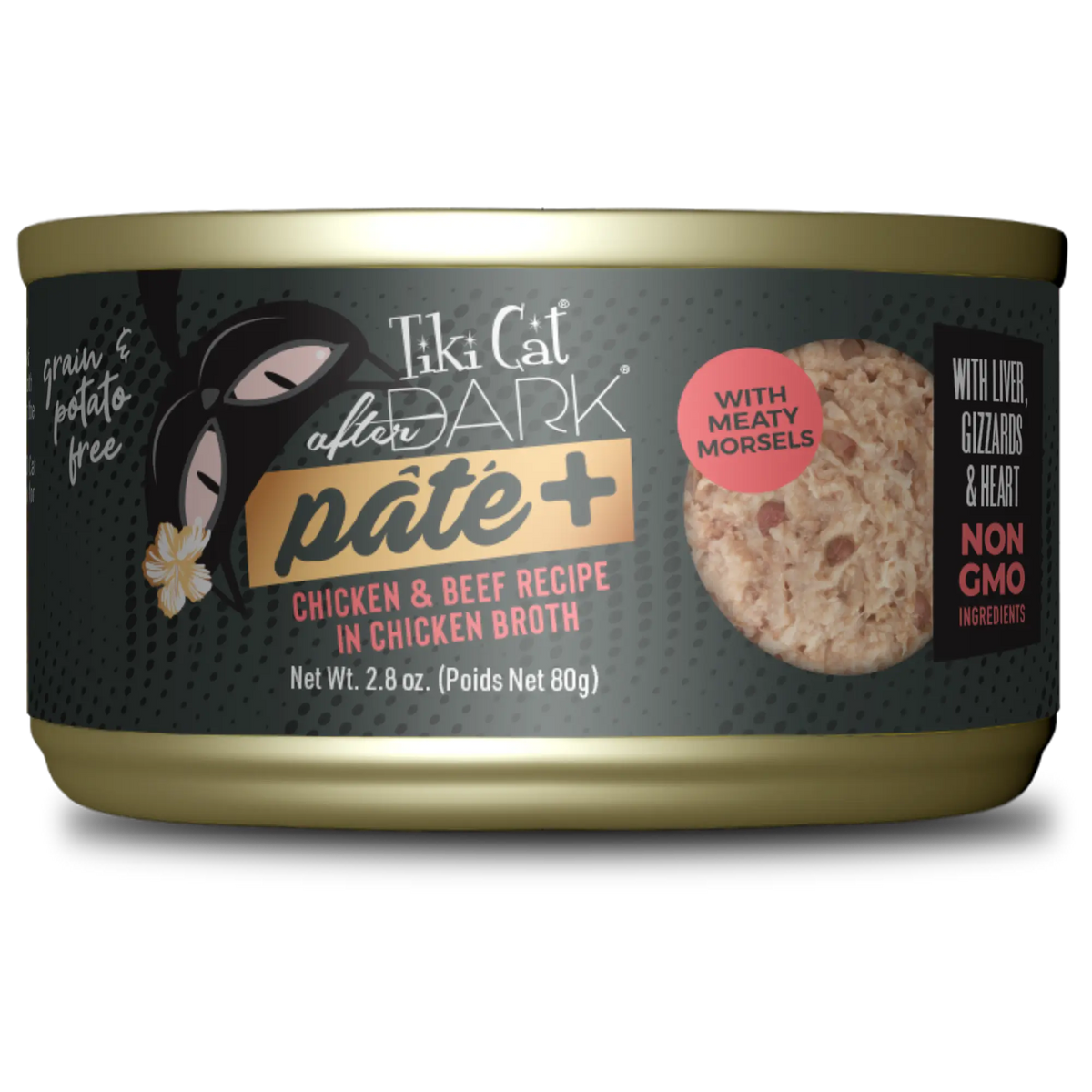 Tiki Cat | After Dark Paté+, pollo y res