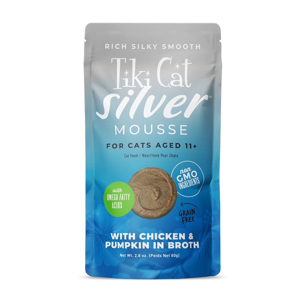Tiki Cat | Velvet Mousse Senior, pollo y calabaza