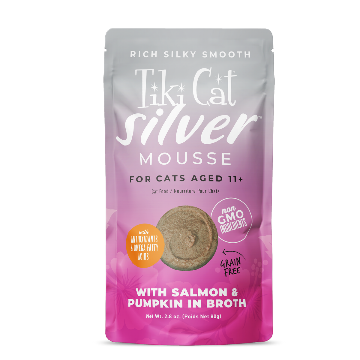 Tiki Cat | Velvet Mousse Senior, salmón y calabaza