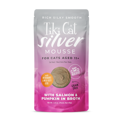 Tiki Cat | Velvet Mousse Senior, salmón y calabaza