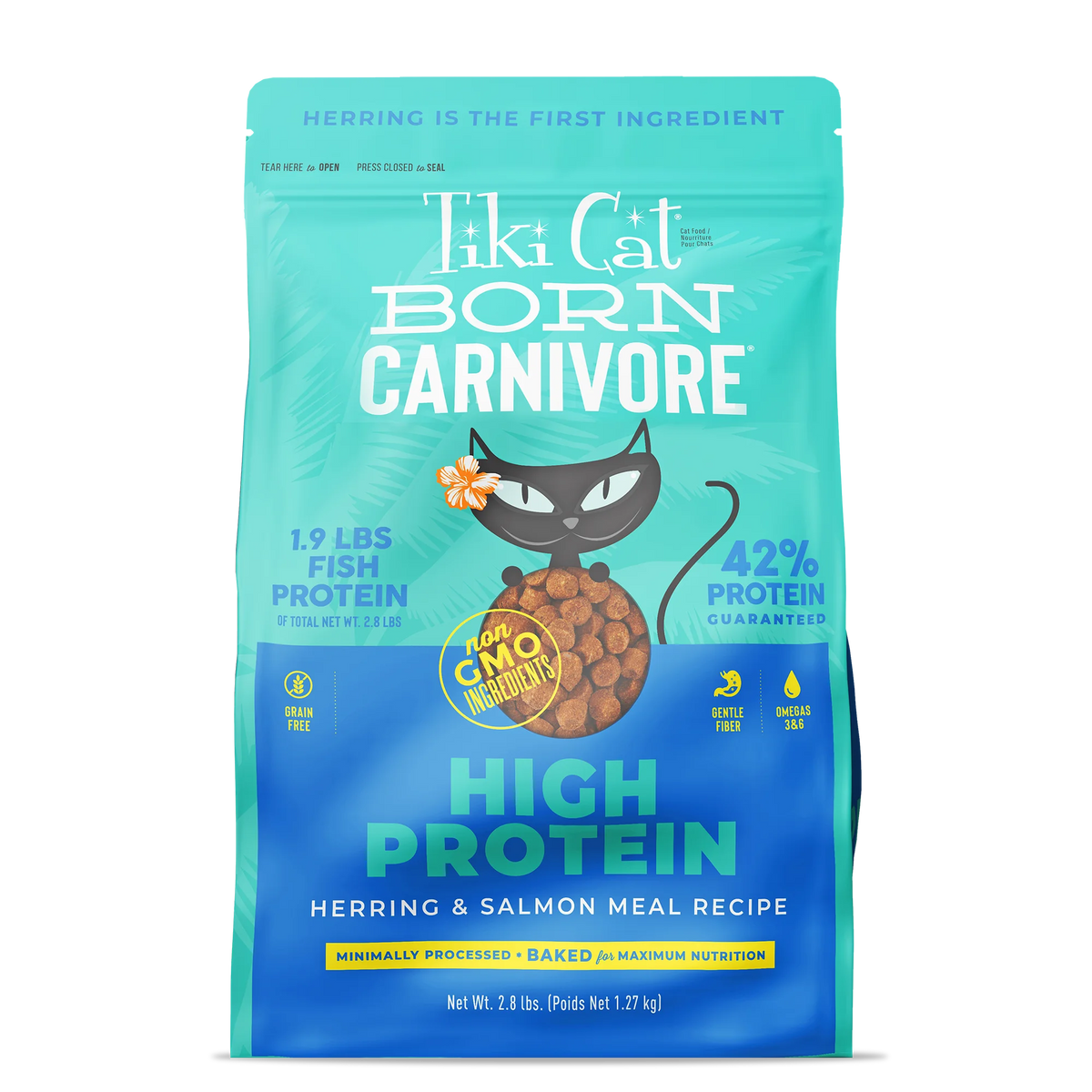 Tiki Cat | Born Carnivore High Protein, arenque y salmón