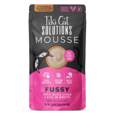 Tiki Cat | Special Mousse Fussy, hígado de pato y huevo