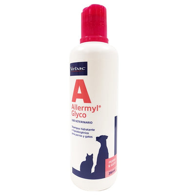 Virbac | Allermyl Glyco shampoo hidratante hipoalergénico para perros y gatos 250 ml – 250 ml